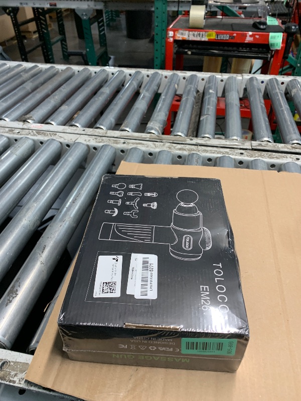 Photo 1 of ***FACTORY SEALED***TOLOCO Massage Gun, Muscle Massage Gun Deep Tissue for Athletes with 10 Massage Heads, Electric Percussion Massager for Any Pain Relief, Christmas Gifts for Women, Men, Silver