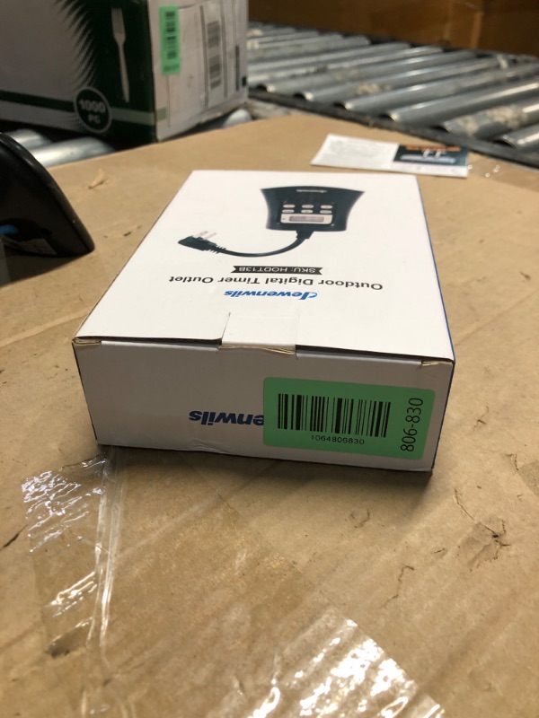 Photo 1 of DEWENWILS Outdoor Digital Timer for Lights, 7-Day Programmable Plug in Timer with 3 Grounded Outlets for Christmas Landscape String Light, 15A, 1/3 HP UL Listed