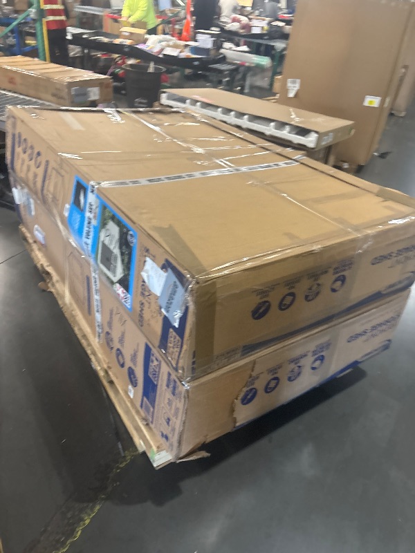 Photo 1 of ****PALLET TRUCK OR TRAILER REQUIRED FOR PICK UP********Suncast 8x10 Ft. Outdoor Storage Shed - Large Resin Outdoor Shed with Floor Included, Lockable Double Doors & Skylights. 547 Cu Ft Tremont Garden Plastic Sheds for Lawn Tools, Riding Mowers, & Bikes