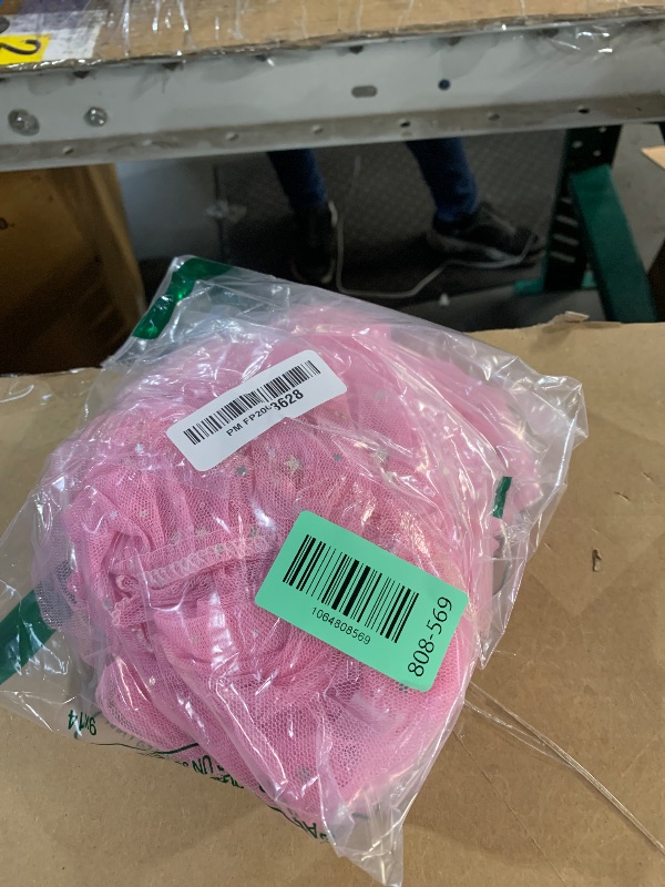 Photo 1 of ***(MISSING PARTS/ MINOR DAMAGE)***VENSEEN Princess Dress Up Cloth for Girl 3 4 5 6 7 8, Kids Light Up Cape with Toy Wand, Toddler Birthday Party Costume, Pink Pretend Play Set Christmas Gift