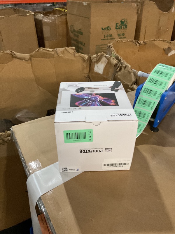 Photo 1 of [Electric Focus]Mini Portable Projector with 4K Support, Bluetooth 5.4 WIFI6, 5watt Sound Base Speaker, 260 ANSI, Android 11, 210° Rotation , Auto Keystone Correction Video Projector HY300 PLUS