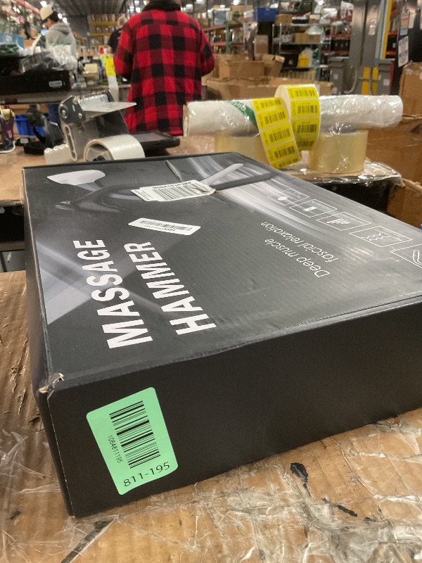 View 3 of **PRE USED TURNS UNABLE TO FULLY TEST**
HELPHIER Massage Gun with Extended Handle, Upgraded U-Shaped Back Massager, Reaches Hard-to-Access Muscles, 4 Massage Heads & 4 Speed Levels, Body Massager for Back, Neck, Shoulder, Leg, Black