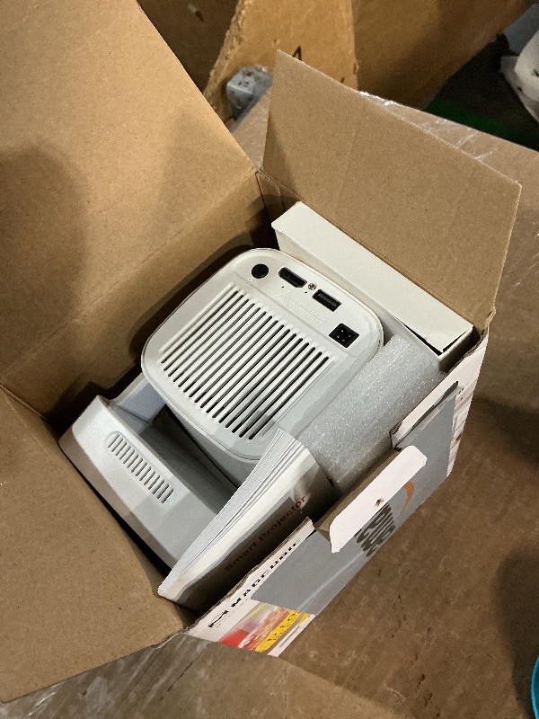 Photo 1 of ?Auto Focus&1080P?Magcubic Mini Smart Projector with 4K Support, Portable Projector with Wifi and Bluetooth, 5W Speaker, Built in Apps, Voice Control, Outdoor Movie Projector