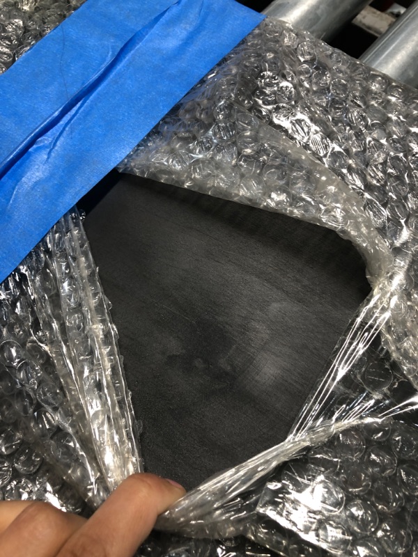 Photo 1 of ** No mounting hardware **
 IAE Wall Mounted Folding Table with Pine Wood,60" x 16" Floating Wall Desk,Laundry Folding Table with Shelf Brackets,Fold Down Desk Shelf,Folding Workbench for Home,Dining,Laundry Room,Kitchen,Black