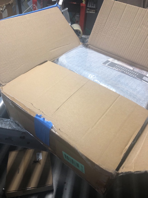 Photo 1 of WITSHOCK Blue Abstract Washable 3x10 Hallway Runner Rug: Extra Long Runners for Kitchen, Bathroom, Stair, Non-Slip Floor Carpet Rugs for Large Entryway Indoor, Vintage Multi Ashen Floral Decor