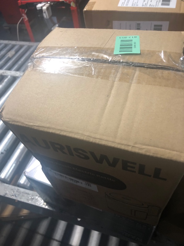 Photo 1 of Auriswell Electric Tea Kettle with Temperature Control, 1.5L Glass smart Water Boiler for Tea, Coffee & Boil, Automatic Shut Off, 12h Keep Warm & One-Touch 6 Presets