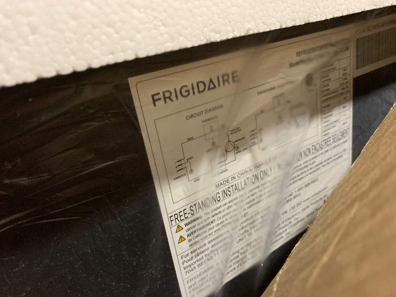 Photo 4 of Frigidaire Compact Fridge, 4.5 Cubic Feet, Stainless Steel