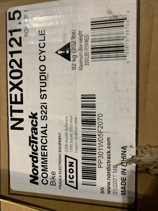 Photo 1 of ***FACTORY SEALED***NordicTrack Commercial S22i Studio Cycle