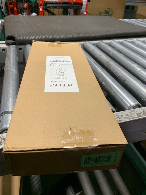 Photo 1 of ****************MISSING THE END PIECES***********
IFELS Heavy Duty Curtain Rods for Windows 66 to 120 Inch,1 Inch Adjustable Black Curtain Rod with Easy Installation and Modern Design,Decorative Long Drapery Rods with Metal Finials (A1,Black,30-120")