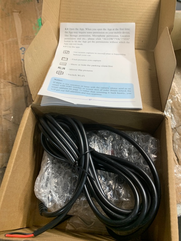 Photo 1 of ***(MISSING PART/ SEE NOTES FOR DETAILS)***Wireless Backup Camera, LASTBUS 2.4Ghz WiFi Backup Camera Night Vision Wide View Angle IP69 Waterproof WiFi Rear View Camera for iPhone iPad Android Smartphone for Trailer Car Bus RV Camper Truck