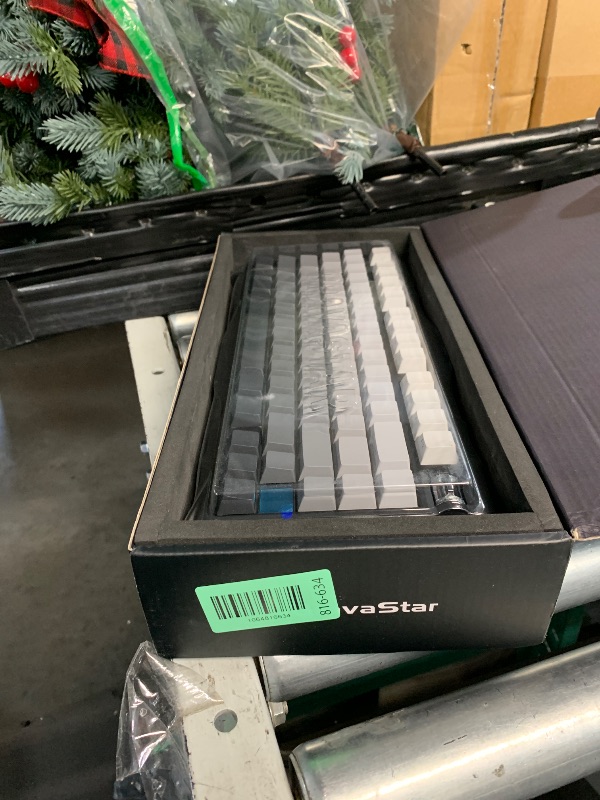 View 2 of *****KEYBOARD ONLY****GravaStar Mercury K1 75% Wireless Mechanical Gaming Keyboard, Aluminum Alloy, Gasket Compact Custom Keyboard Hot-Swap Socket, Linear Switches, RGB Backlit - Gradient Black