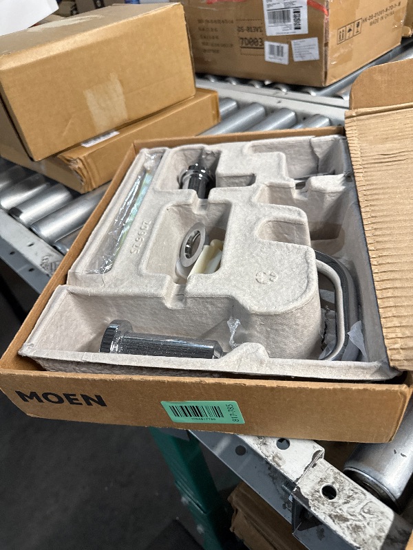 Photo 1 of (SEE NOTES) Moen Gibson Chrome Two-Handle 8-Inch Widespread High Arc Modern Bathroom Sink Faucet, Valve Required, T6142