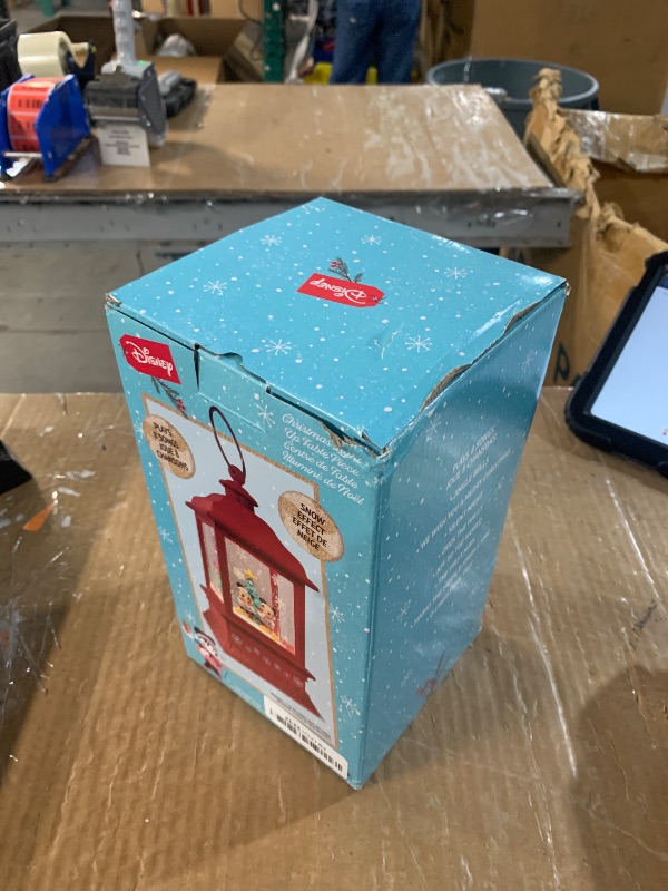 Photo 1 of Kurt Adler 9-Inch Battery-Operated Disney© Mickey and Minnie Spinning Musical Light-Up Lantern