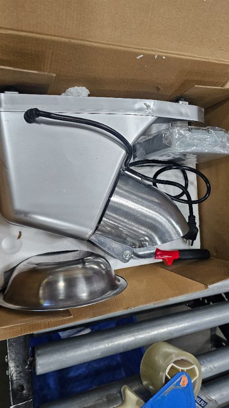 Photo 1 of ***PARTS ONLY***Reespring Snow Cone Machine Shaved Ice Machine Ice Crusher with Stainless Steel Blade Kitchen Electric for Shaved Ice and Snow Cone (300W 2000r/min) Also Comes with a Free Ice Pick and Ice Cube Tray