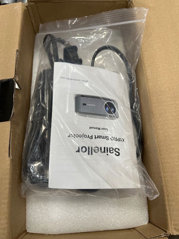 Photo 1 of [Upgraded] Outdoor Projector 4K Smart Projector Google TV Proyector with 5G WiFi/Bluetooth/AI Electric Focus, ZOOM, Max 300” Screen, HDMI/USB/TV Stick/Laptop/PS5 Supported