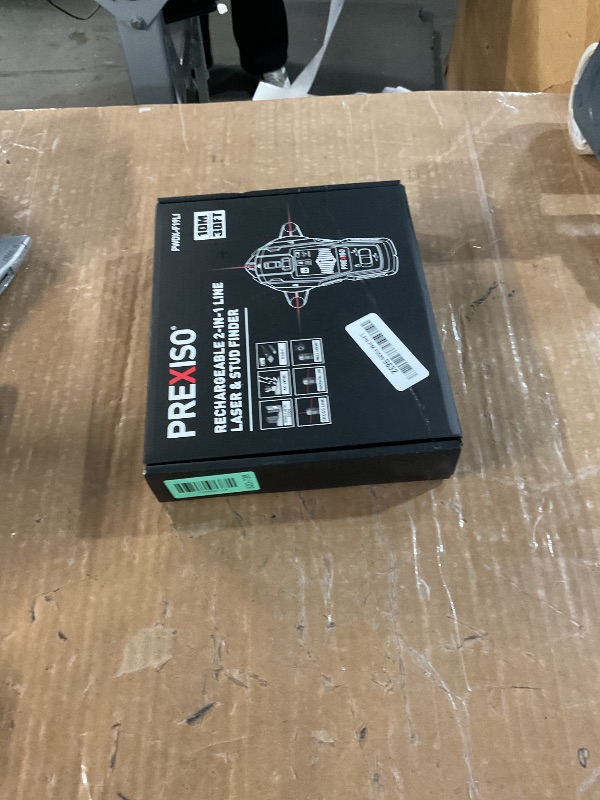 View 2 of ***(PARTS ONLY/ NON FUNCTIONAL)***PREXISO 2-in-1 Stud Finder with Laser Level, Rechargeable Multi Surface Cross Line Laser & Wall Stud Scanners Tool for Hanging Frames & Picture, Wood Ac Wire Metal Studs Joist Pipe Detection