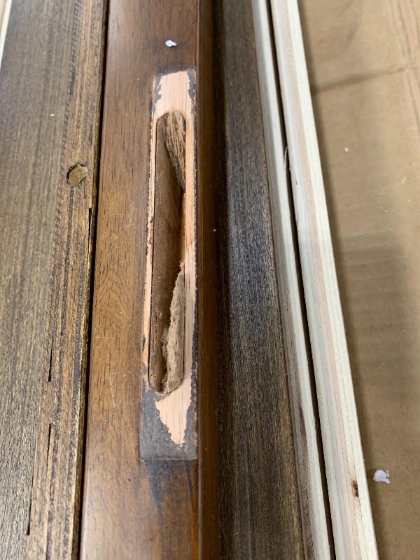 Photo 1 of **PARTS ONJLY*** Lexicon California King Bed Frame with Light Grey Chenille Headboard, Mid Century Modern Bed Frame, Wood Platform Bed with Slats, No Box Spring Needed, Easy Assembly