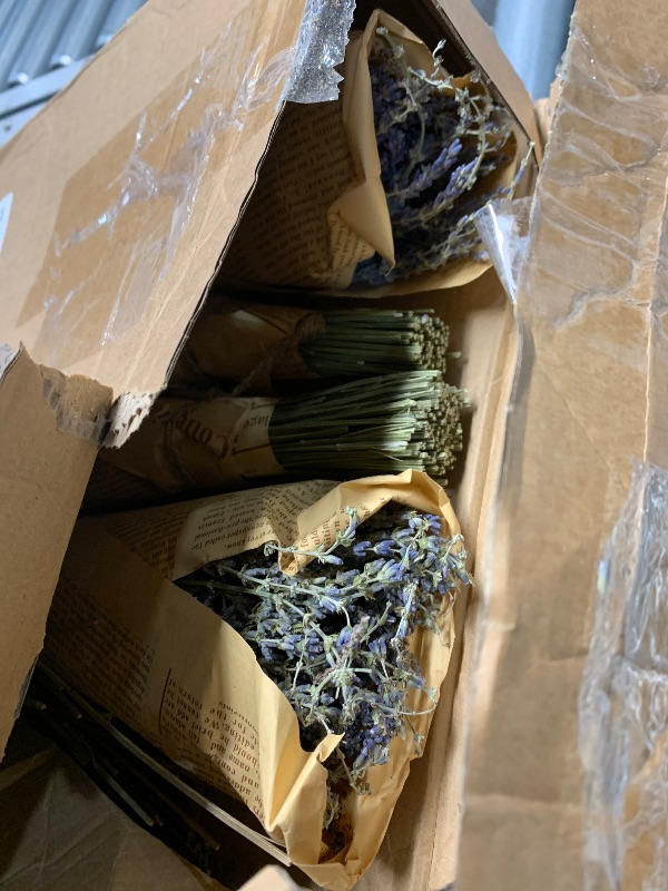 View 3 of ***MISSING HALF***
Tigeen 8 Bundles Dried Lavender Bundles 16 Inches 1120-1200 Stems French Dried Lavender Natural Dried Flowers Dried Lavender Bundle for Home Decorations Wedding Photo Props Party Flower Arrangement