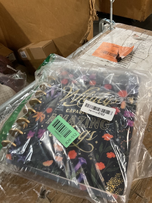 Photo 1 of Happy Planner Disc-Bound Planner Jan.–Dec. 2026, Includes 3 Extra Months and 2 Sticker Sheets, Classic Size, 7" x 9.25", Dashboard Layout, Grounded Magic