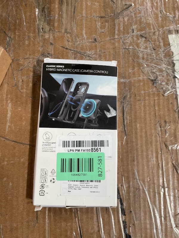 Photo 2 of ESR for iPhone 17 Pro Max Case, Camera Control, Compatible with MagSafe, Shockproof Military-Grade Protection, Magnetic Phone Case for iPhone 17 Pro Max, Classic Hybrid Case, Clear