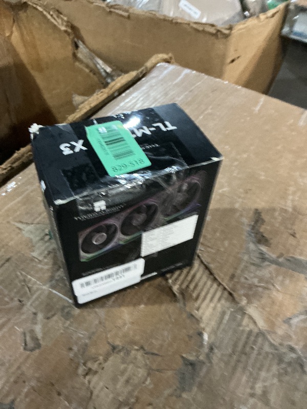 Photo 1 of ***(MINOR DAMAGE/ SEE NOTES FOR DETAILS)***Thermalright TL?M12QR X3 120mm Reverse Blade PC Case Fans, 1500RPM Airflow, ARGB Daisy?Chain, Infinity?Mirror Lighting, 3?Pack