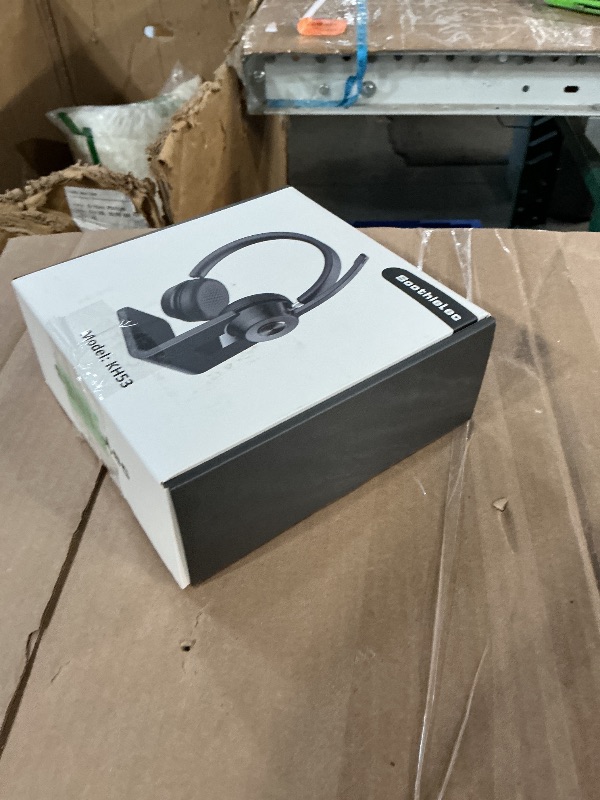 Photo 1 of (Upgraded Version) Wireless Headset, Bluetooth Headset with Noise Cancelling Microphone, Best Headphones with Mic Mute & USB Dongle for PC/Computer/Laptop/Cell Phones/Remote Work/Call Center