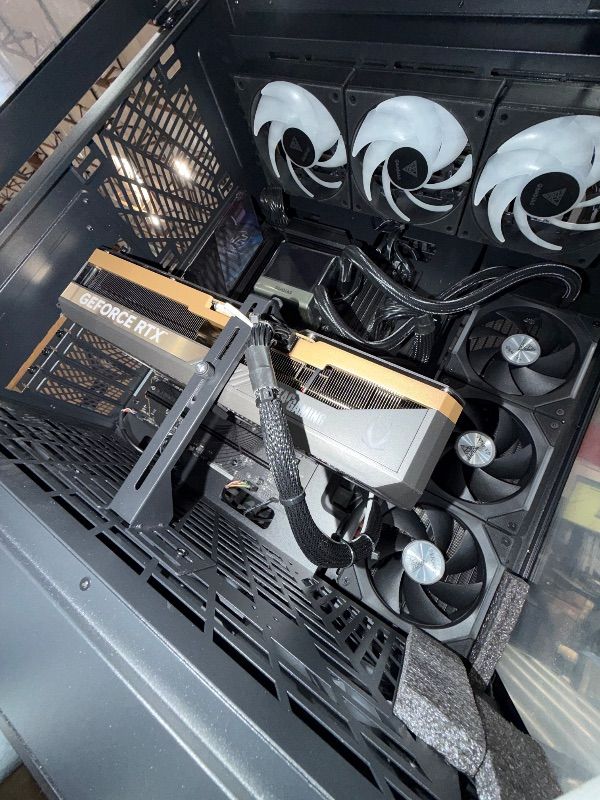 Photo 1 of ***PARTS ONLY***ZOTAC MEK Computer Gaming PC Enhanced with NVIDIA GeForce RTX 5090, AMD Ryzen 7 9700X 5.5GHz, 32GB DDR5 RGB, 2TB NVME M.2 SSD, 1300W 80+ Gold Power Supply