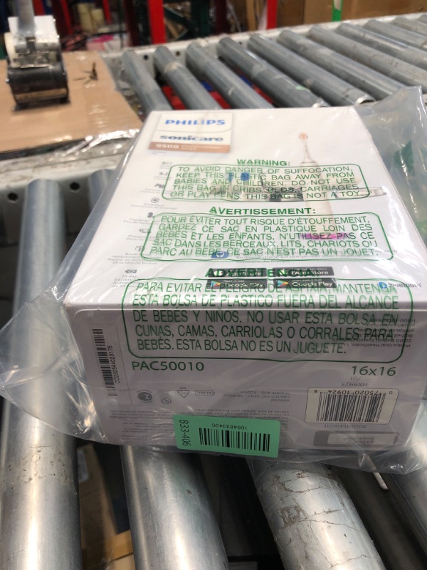 Photo 1 of *** PARTS ONLY *** Philips Sonicare DiamondClean Smart 9500 Electric Toothbrush, Sonic Toothbrush with App, Pressure Sensor, Brush Head Detection, 5 Brushing Modes and 3 Intensity Levels, White, Model HX9923/01