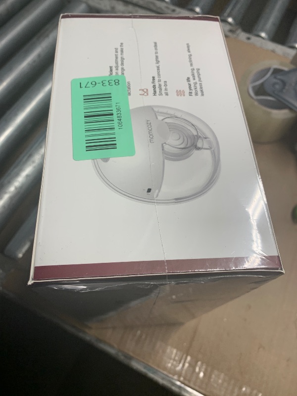 Photo 1 of ***FACTORY SEALED***Momcozy M5 Hands-Free Wearable Breast Pump, Double-Sealed Flange for Baby-Like Comfort, 3 Modes & 9 Suction Levels, Portable Electric Pump – 24mm, 2-Pack Quill Gray