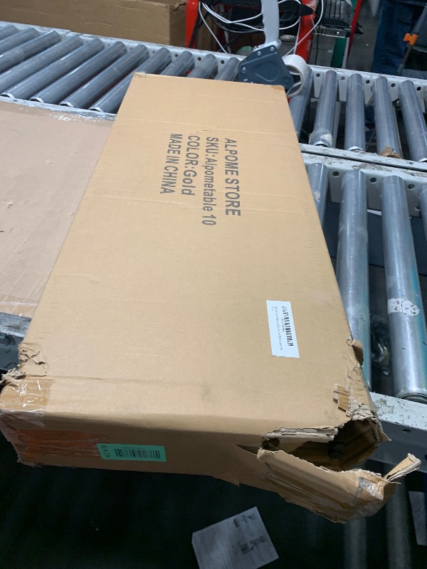 Photo 1 of ***FACTORY SEALED***Metal Round 2 Tier Small Gold Side End Table with Real Natural Marble Top Plant Stands Modern Lightweiht Bedside Coffee Table for Living Room Bedroom Small Space White…