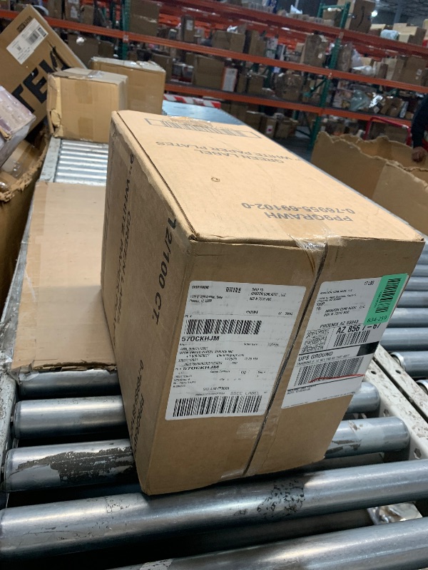 Photo 1 of ***FACTORY SEALED*** ***STOCK PHOTO FOR REFERENCE ONLY***AJM AJMPP6GRE Green Label Paper Plates, Microwavable, 6" Diameter (30 Pack of 100)