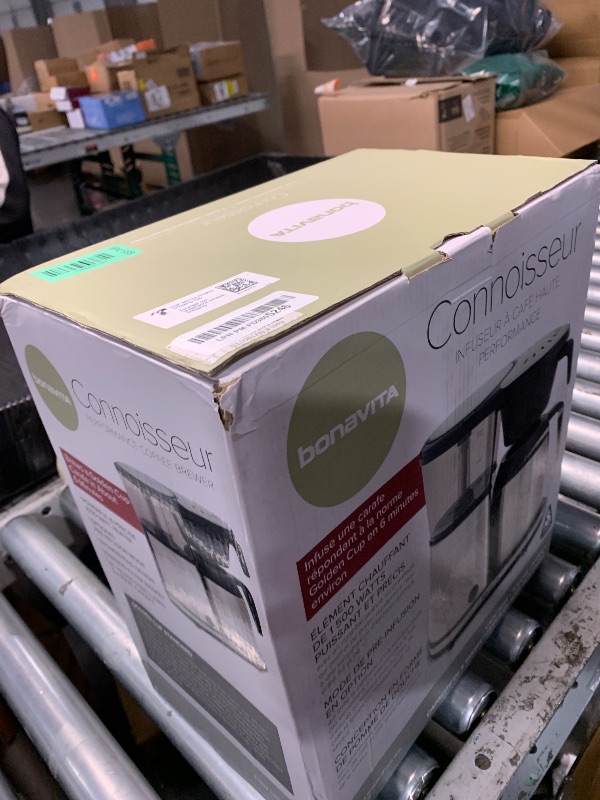 Photo 1 of *************MISSING THE POT***********
Bonavita 8 Cup Drip Coffee Maker Machine, One-Touch Pour Over, Auto Pause Brewing with Stainless Steel Double Wall Thermal Carafe, SCA Certified, Dishwasher Safe, BV1901TS