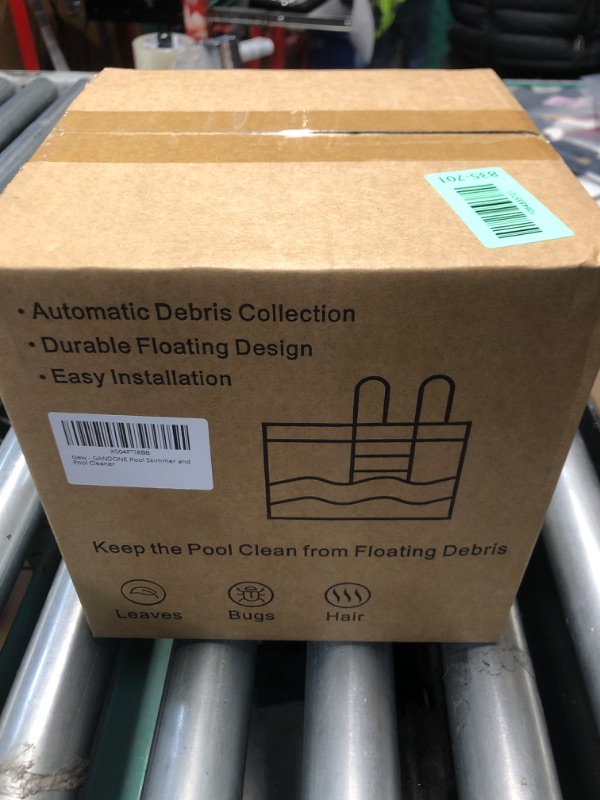 Photo 1 of ***FACTORY SEALED*** GANDONE Automatic Pool Skimmer and Cleaner for Inground Pools, Inground Swimming Pool Leaf Skimmer Outlet Skimmer with Net