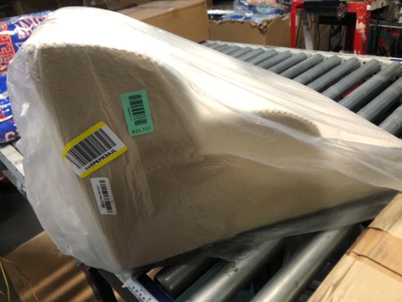 Photo 1 of ***FACTORY SEALED***COZY KISS Dog Stairs for Small Dogs 15.7" H, Curved Dog Step for Puppy, Older Cat, Medium Pet Ramp for Sofa, Couch or Chair, Ladder with High Density Foam, 3 Step, 15.7x22.4x15.7 inch, Beige