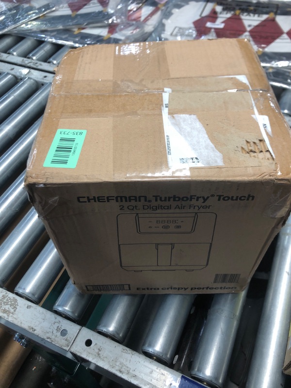 Photo 1 of ***FACTORY SEALED*** CHEFMAN 2 Qt Mini Air Fryer – Digital Space-Saving Compact Air Fryer with Nonstick and Dishwasher Safe Basket, Quick & Easy Meals in Minutes, Features Digital Timer and Shake Reminder – Black