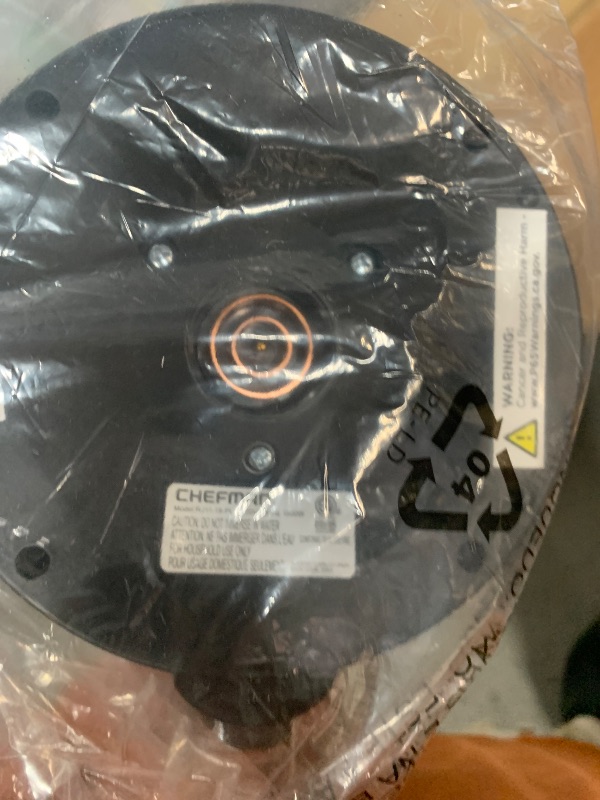 Photo 1 of ****NO BASE****
Chefman Electric Kettle, 1.8L 1500W, Hot Water Boiler, Removable Lid for Easy Cleaning, Auto Shut Off, Boil-Dry Protection, Stainless Steel Filter, BPA Free, Borosilicate Glass Electric Tea Kettle