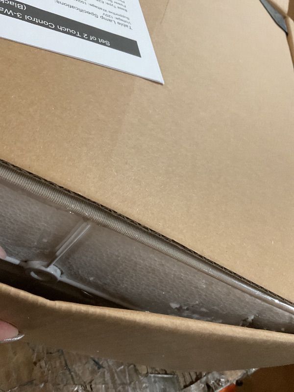 Photo 1 of ***(PARTIAL SET/ ONE DOESNT WORK)***Set of 2 Touch Control Table Lamp with 2 USB Ports, 3-Way Dimmable Modern Nightstand Lamp Sets Bedside Touch Desk Lamp with Fabric Cream Shade For Bedroom Table Living Room Reading, Included Bulbs