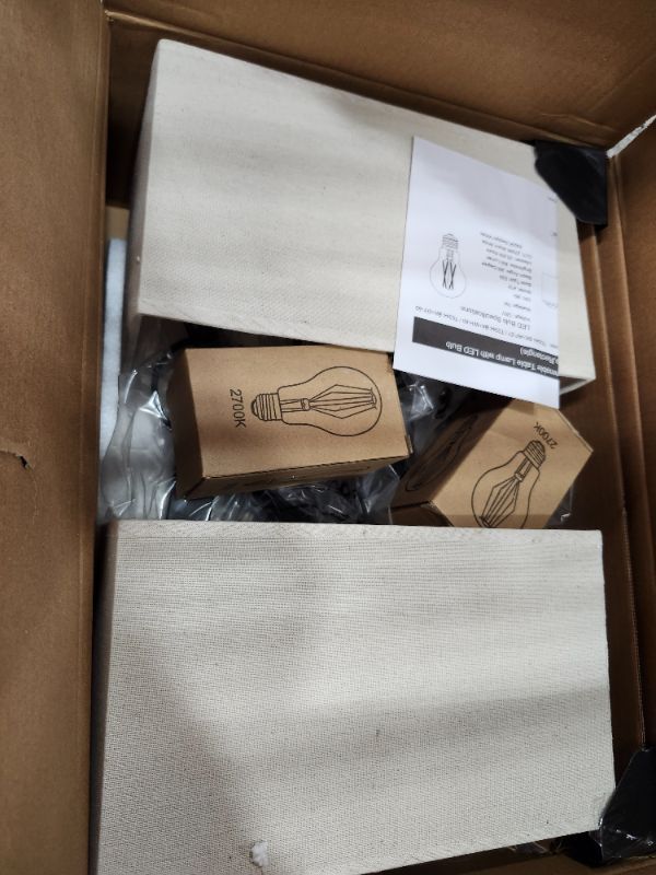 Photo 1 of ***(PARTIAL SET/ ONE DOESNT WORK)***Set of 2 Touch Control Table Lamp with 2 USB Ports, 3-Way Dimmable Modern Nightstand Lamp Sets Bedside Touch Desk Lamp with Fabric Cream Shade For Bedroom Table Living Room Reading, Included Bulbs