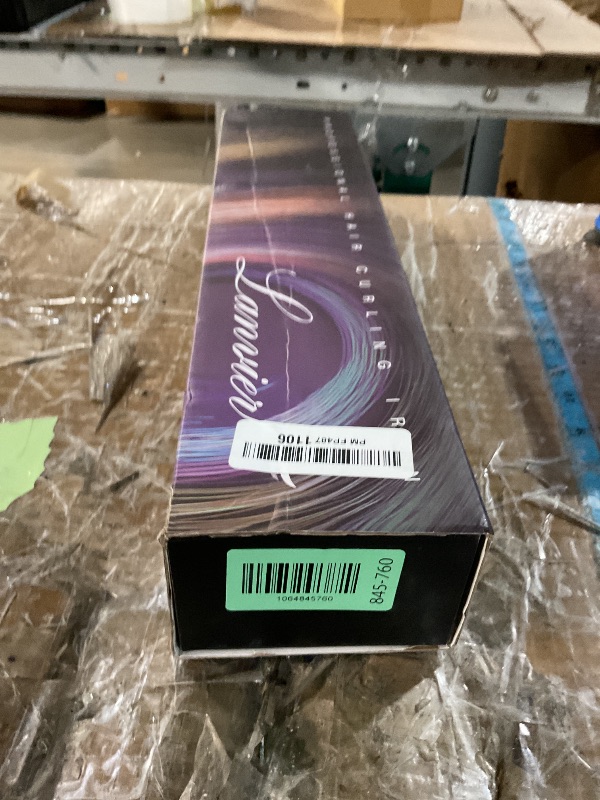 Photo 1 of *USED*Lanvier 1 1/2 Inch Curling Iron 1.5" Barrel Curling for Medium & Long Hair with Soft and Relax Curls, Up to 450°F Worldwide Voltage (100-240V) Hair Curler for Traveling, Hair Waving Style Tool – Black