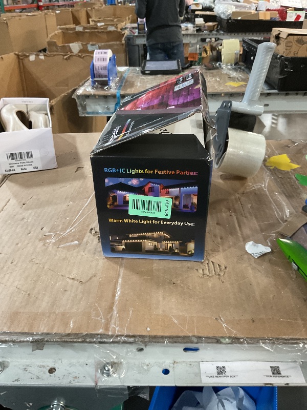 Photo 1 of * may not work *
Permanent Outdoor Lights - 100FT Smart AI RGB+IC LED with 72 Lights, IP67 Waterproof, 75+ Scene Modes, Alexa/Google/Remote Control Enabled, DIY Music Sync for Christmas, Holiday & Home Decor, White
