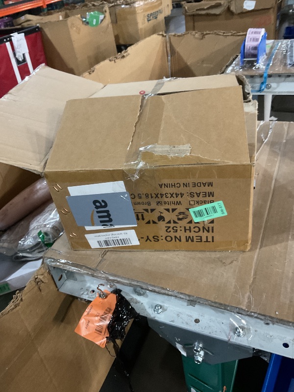 Photo 1 of ***MISSING PARTS***
***PARTIAL SET - PRICE ADJUSTED***
LSPMKE Ceiling Fans with Lights, 52 Inch Ceiling Fan with Light and Remote Control, Reversible DC Motor, 3CCT, Dimmable, Timer, Noiseless, White Ceiling Fan for Bedroom Living Room, Indoor/Outdoor Use