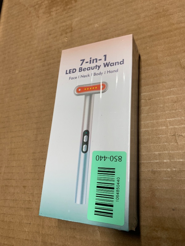 Photo 1 of ***FACTORY SEALED***Red-Light-Therapy?Led Facial Light Therapy 7 Colors Eye Beauty Wand Face Massager Red for Skincare & Blue Rejuvenation Tool