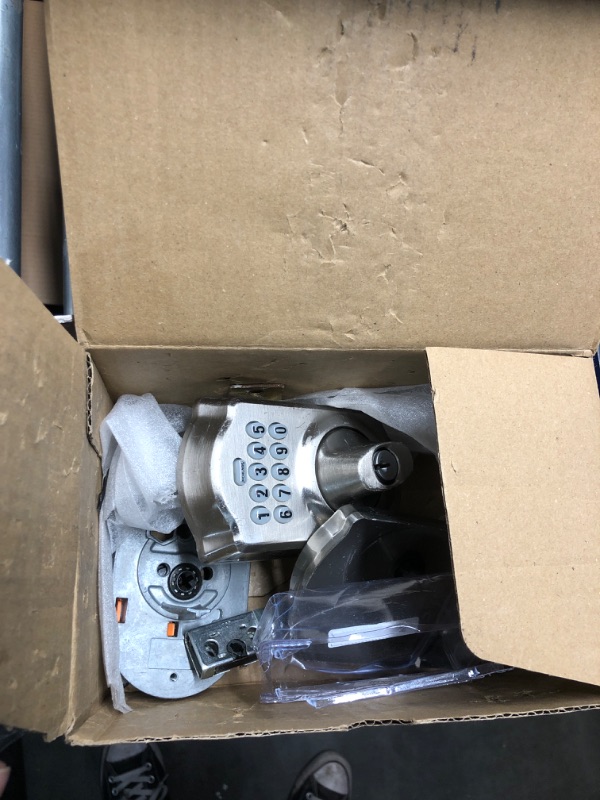 Photo 1 of ***(MINOR DAMAGE/ MINOR SCRATCHES)***Schlage BE365 V CAM 619 Camelot Keypad Deadbolt, Electronic Keyless Entry Lock, Satin Nickel
