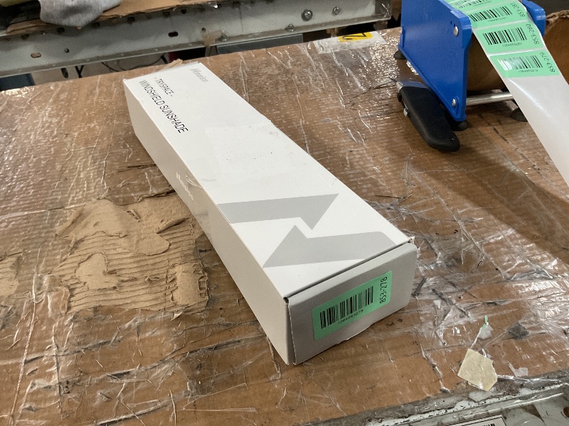 Photo 1 of [2025 Upgrade] Nmoiss Windshield Sun Shade Umbrella - [Vinyl Coating Heat Shield] Protect Car from Sun Rays & Heat Damage Keep Cool and Protect Interior, Spring Structure Edge Medium 56" L x 31" W