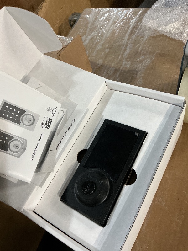 Photo 1 of ***MISSING PARTS***
Kwikset HomeConnect 918 Contemporary Z-Wave Long Range Enabled Touchscreen Lock Works with Ring Alarm, Samsung SmartThings Hub Required, Sold Separately in Matte Black