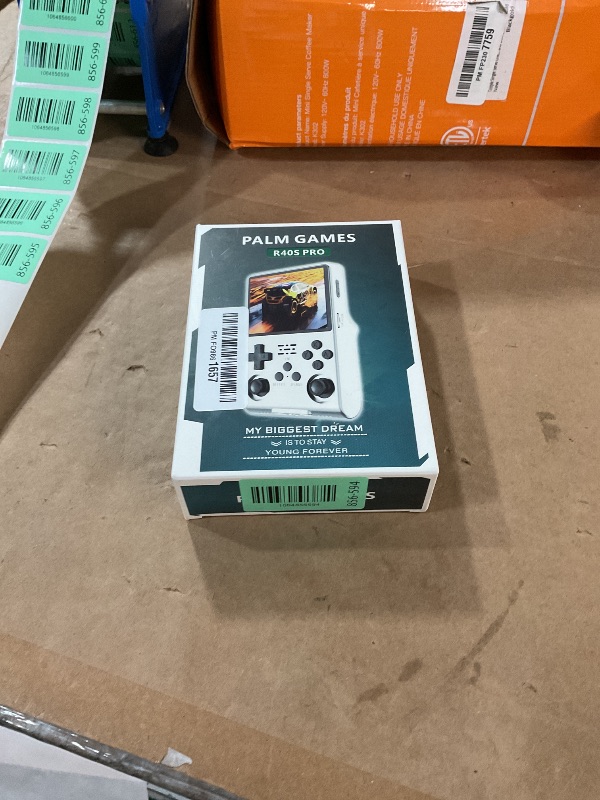 Photo 1 of ?30000 in 1? R40S Pro Retro Handheld Game Console, 3.5 inch IPS Screen, More Than 20 Emulator, 256G TF Card (Orange)