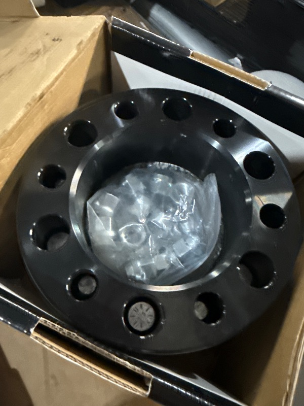 Photo 1 of ***STOCK PHOTO FOR REFERENCE*** 6X5.5 Wheel Spacers for Ram 1500, Jeep Grand Wagoneer, 1.5"(38mm) Real Forged Hub Centric Tire Spacer with 77.8mm Hub Bore M14x1.5 Studs/Bolts fit for 6X139.7mm,Package of 4pcs Black