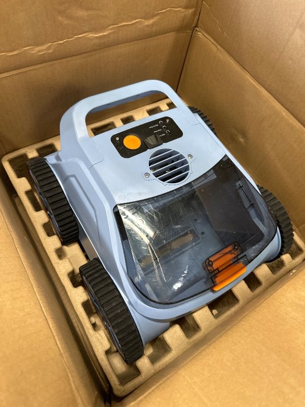 Photo 1 of (2025 New) Robotic Pool Vacuum, Robotic Pool Cleaner for Inground Pools, Pool Robot with Smart Navigation, Floor/Wall/Waterline Cleaning, 180 Mins Runtime for Pool Up to 2100 Sq.ft