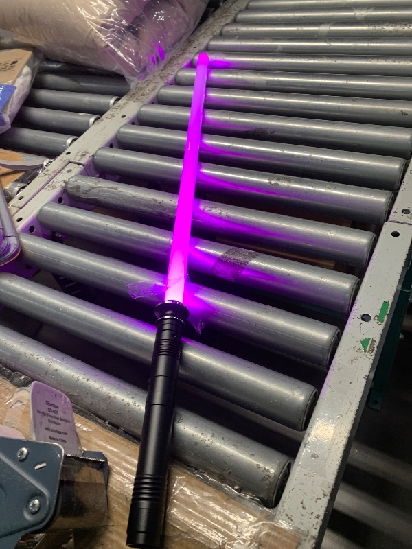 Photo 1 of ***(MISSING BOTTOM CAP)***Tigoola Lightsaber with Metal Hilt, Rechargeable Light Saber, Durable PC Blade Tube, 12 Colors, FX Sounds, Flash on Clash, Smooth Swing, USB Cable Included, Kids Teens Adults Gift, Birthday Party Toy