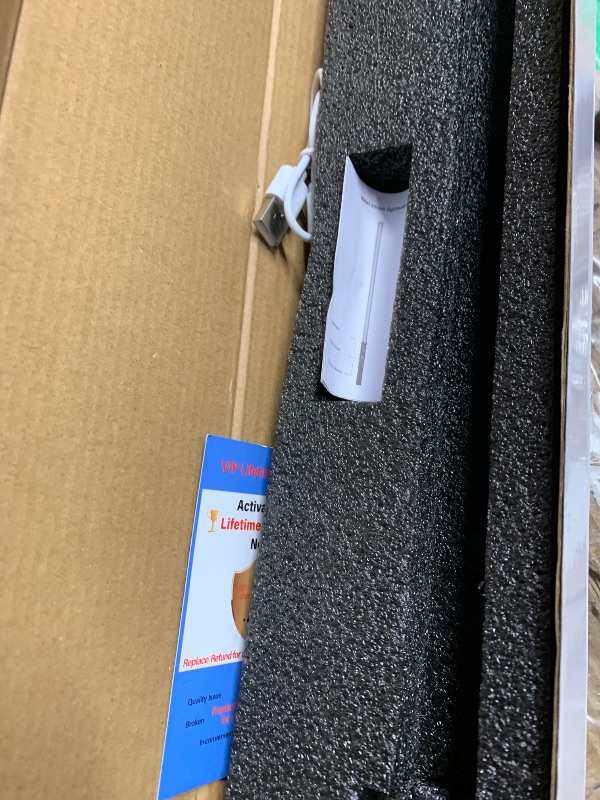 Photo 1 of ***(MISSING BOTTOM CAP)***Tigoola Lightsaber with Metal Hilt, Rechargeable Light Saber, Durable PC Blade Tube, 12 Colors, FX Sounds, Flash on Clash, Smooth Swing, USB Cable Included, Kids Teens Adults Gift, Birthday Party Toy